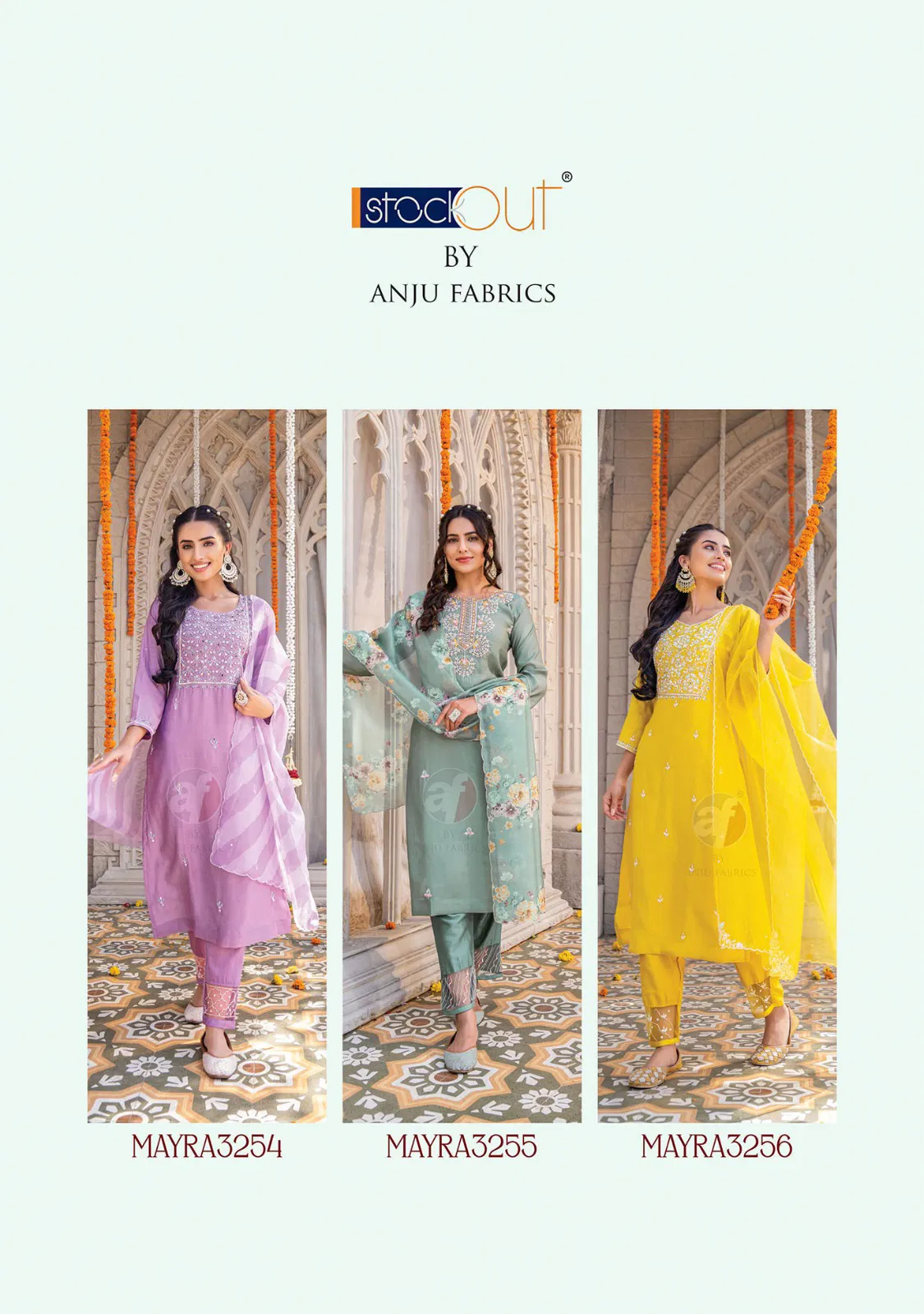 Mayra Vol 3 By Af  Modal Heavy Designer Readymade Suits Catalog